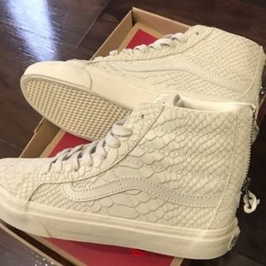Brand New Snake Skin Van Sneakers. RARE
